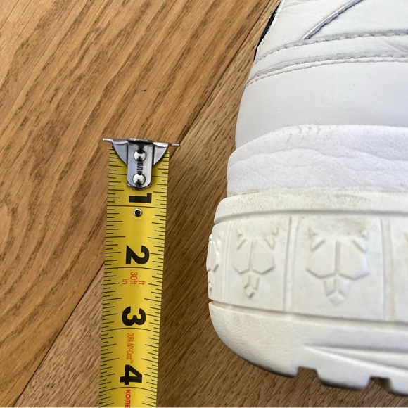 Naked Wolfe - Sporty Leather Platform Shoes in White - Picture 9 of 10